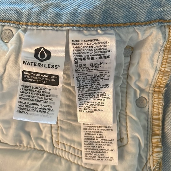 Levi's® Premium
501® SKINNY WOMEN'S JEANS size 29 - Picture 4 of 5